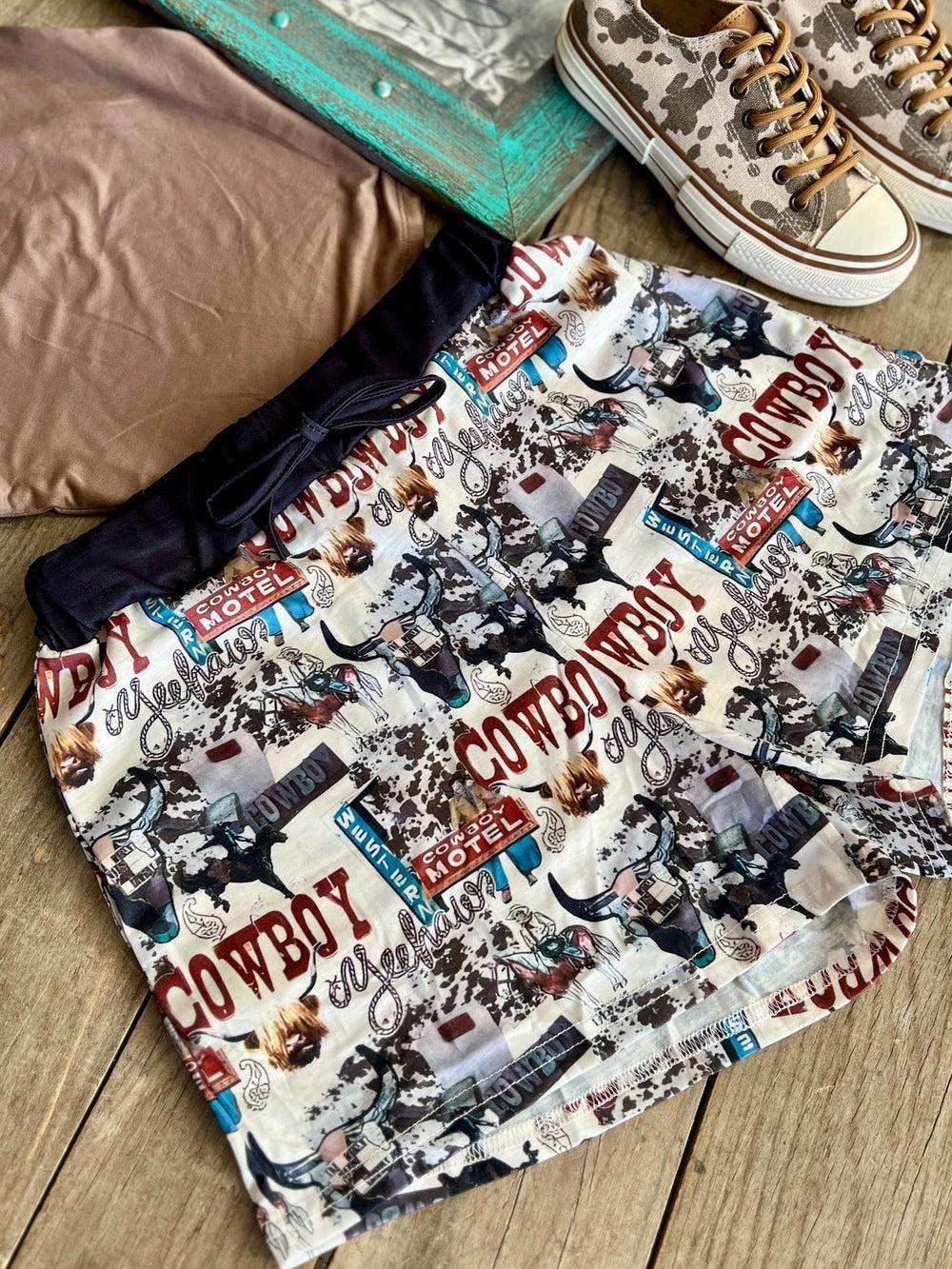 Cowboy Motel Shorts Product Image