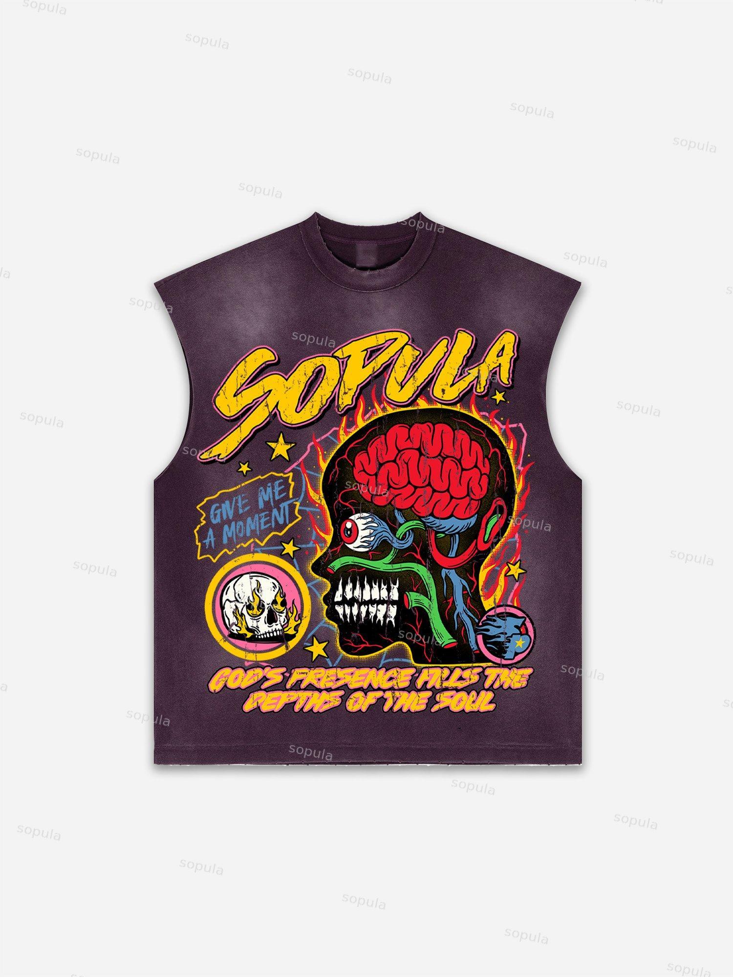 Men's Washed Boxer Boys Graphic Print Tank Top Product Image