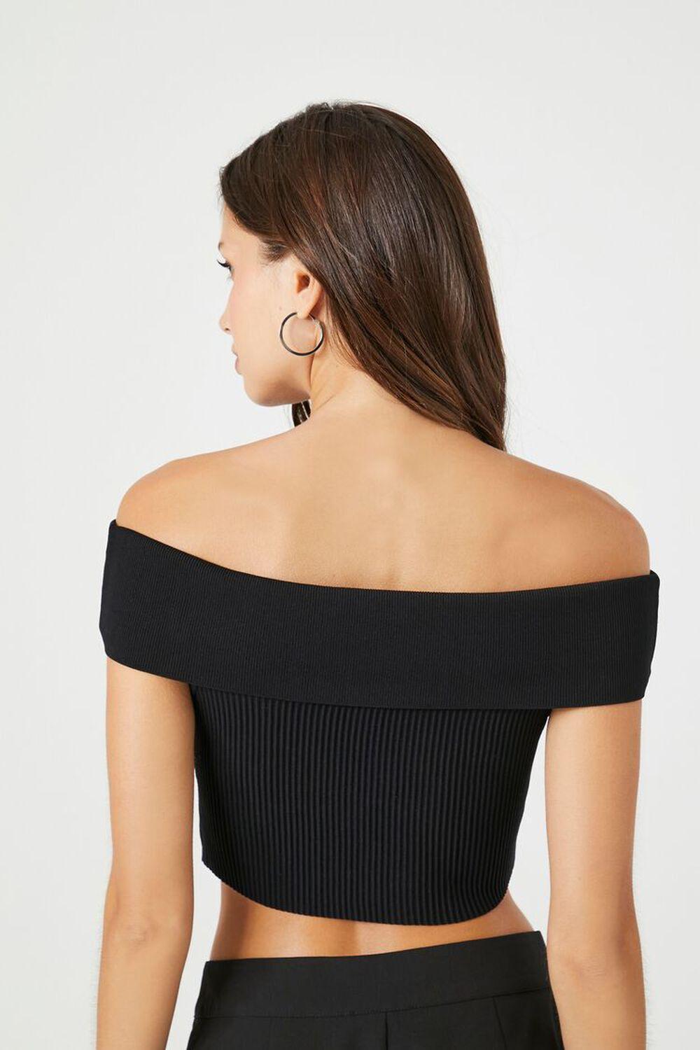 Sweater-Knit Off-the-Shoulder Top | Forever 21 Product Image