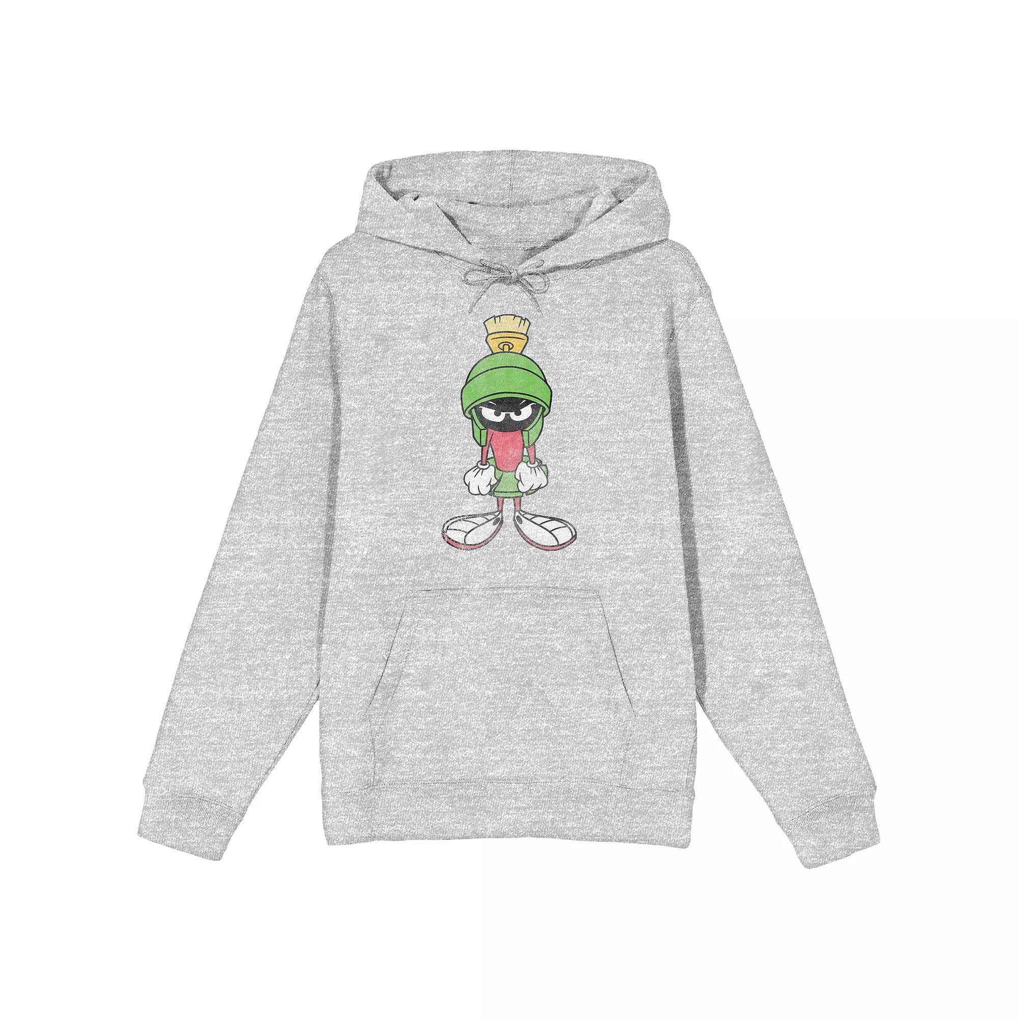 Men's Looney Tunes Marvin The Martian Hoodie, Size: XL, Grey Product Image