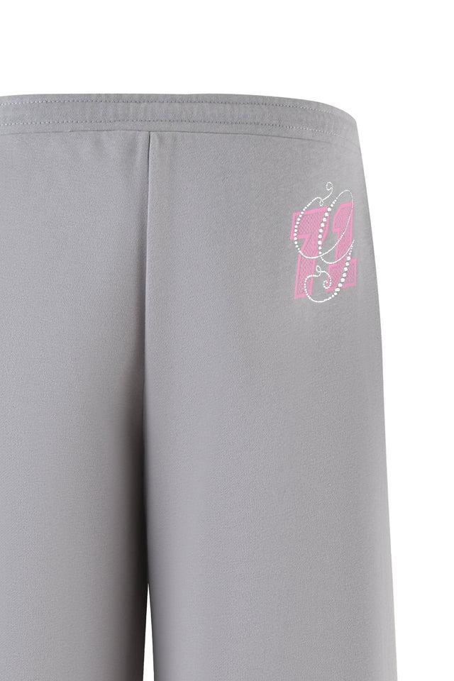 ARLO TRACK PANT - GREY : PINK Product Image