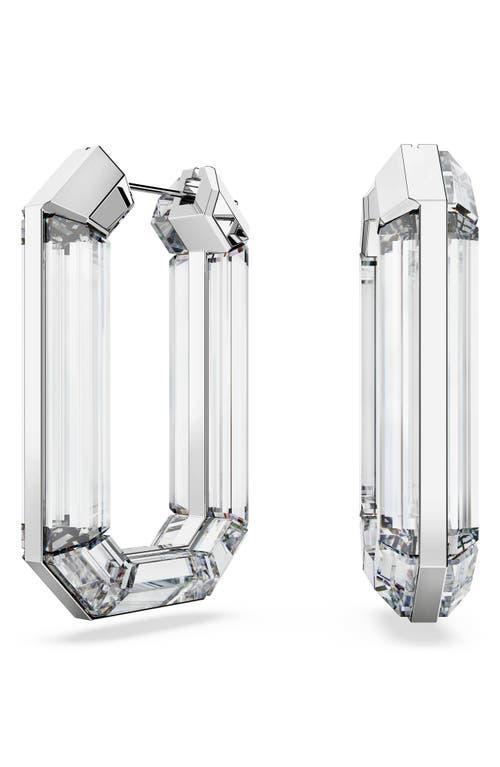 Swarovski Lucent Crystal Hoop Earrings Product Image