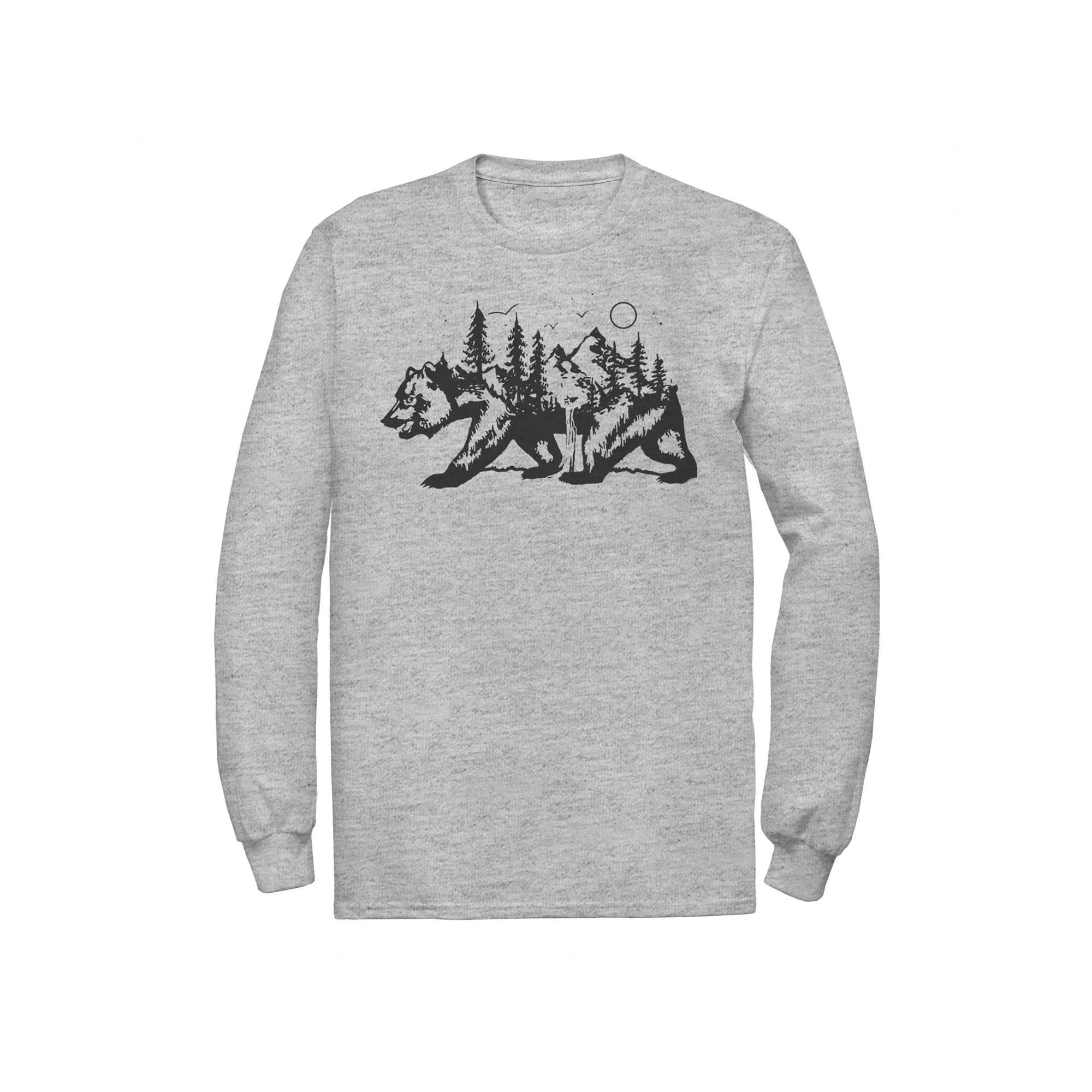 Men's Fifth Sun Camping Bear Silhouette Tee,  Product Image