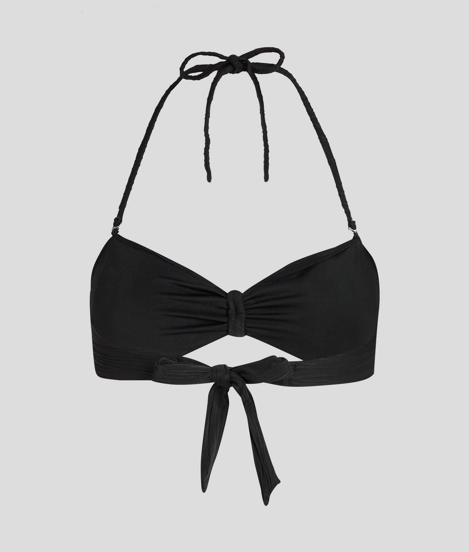 RIBBED BANDEAU BIKINI TOP Product Image