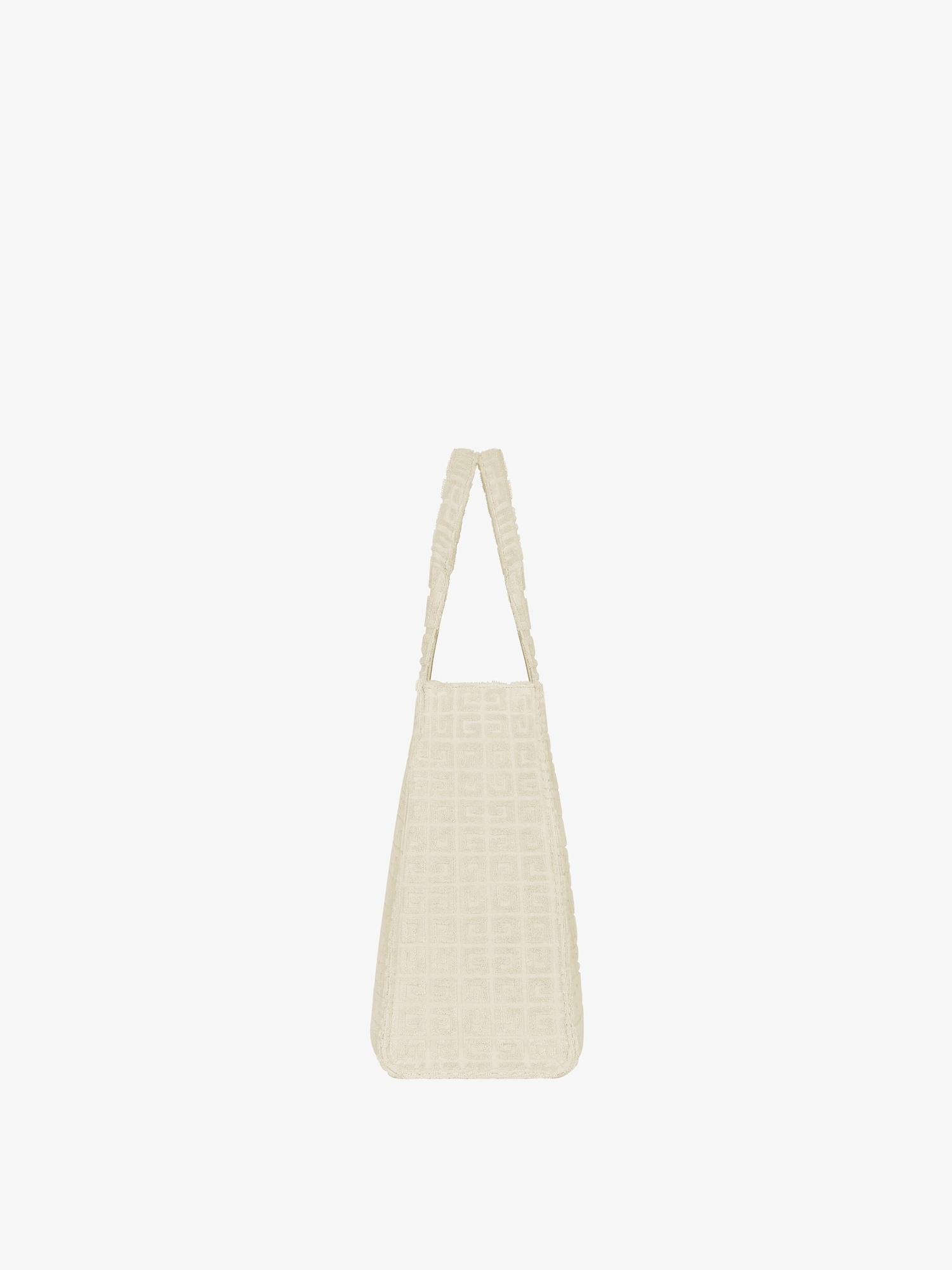 Medium G-Tote bag in 4G cotton towelling Product Image