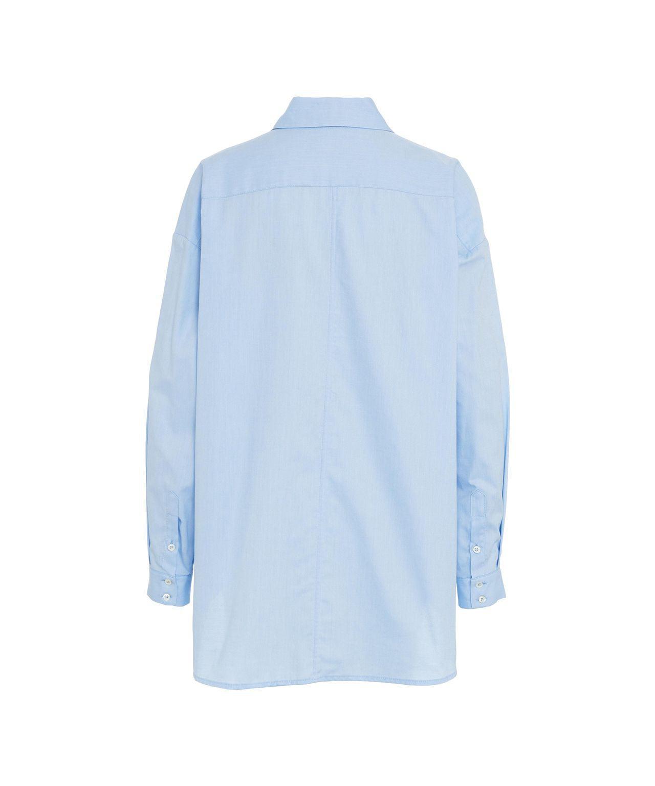 Oversized cotton blouse Product Image