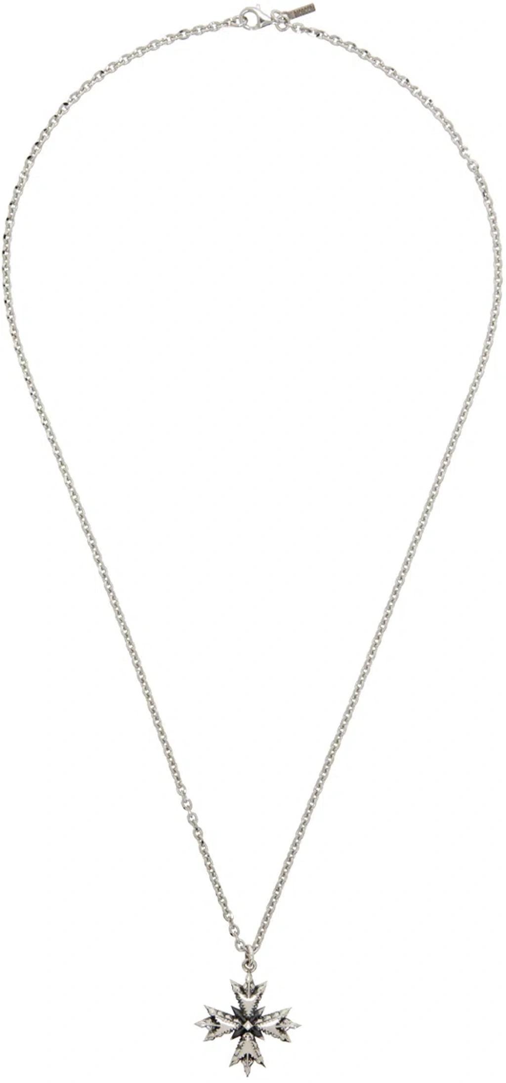 EMANUELE BICOCCHI Silver Small Crest Necklace Product Image