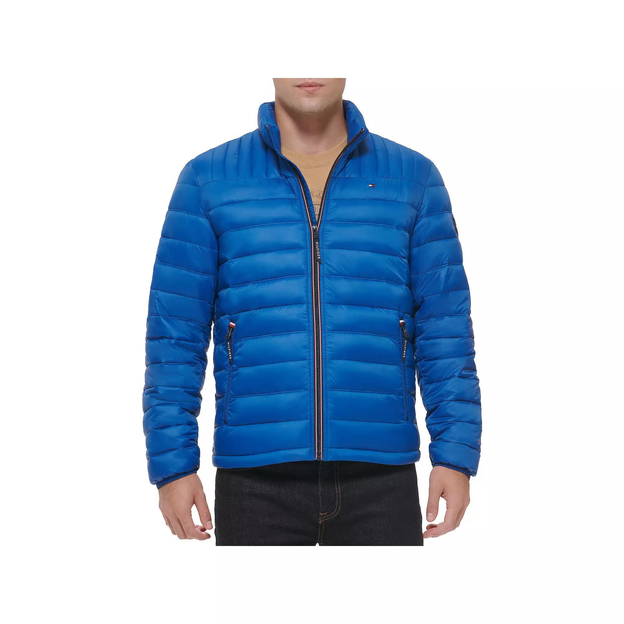 Big & Tall Tommy Hilfiger Stand Collar Packable Puffer Jacket, Men's,  Product Image