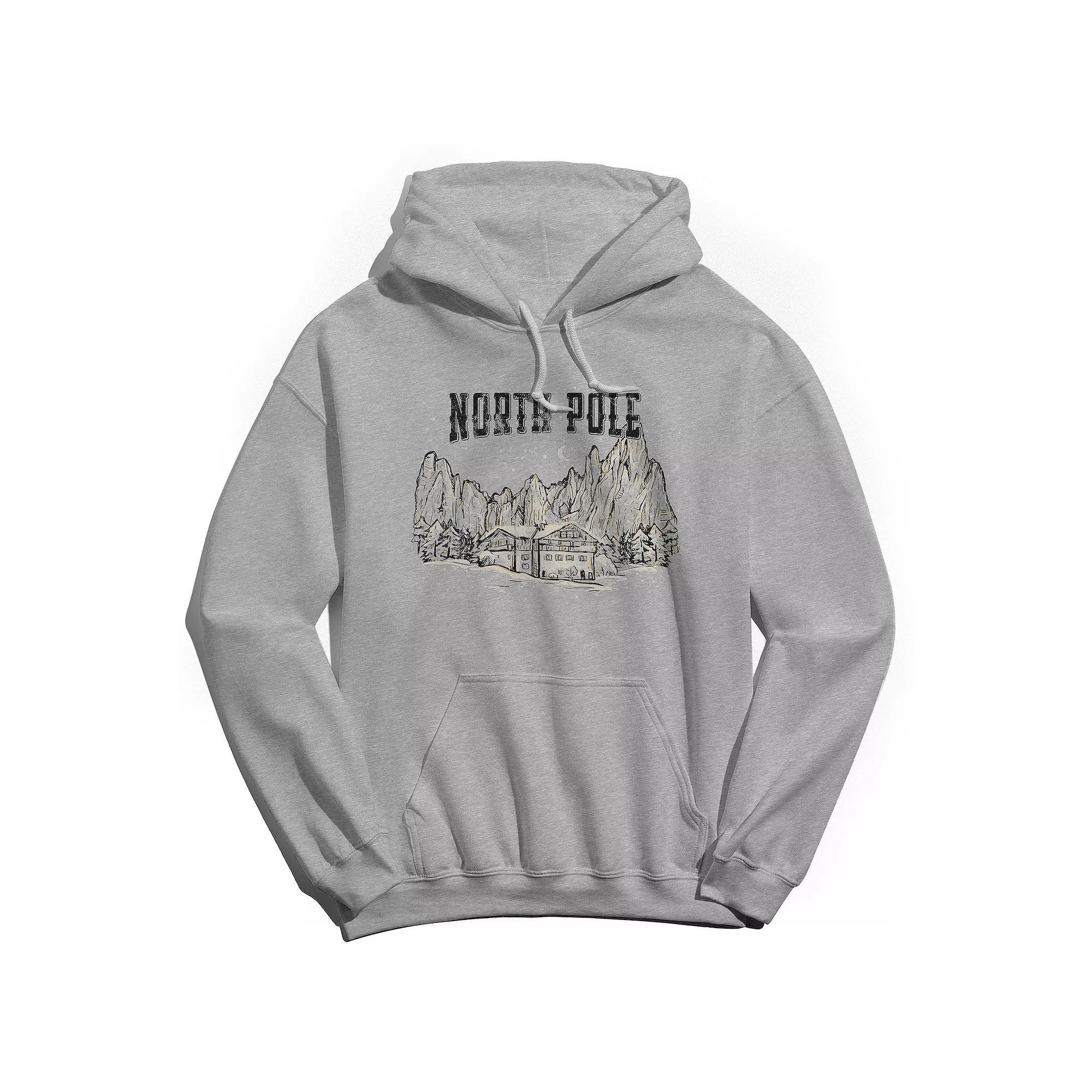 Mens North Pole Cabin Hoodie, Womens Product Image