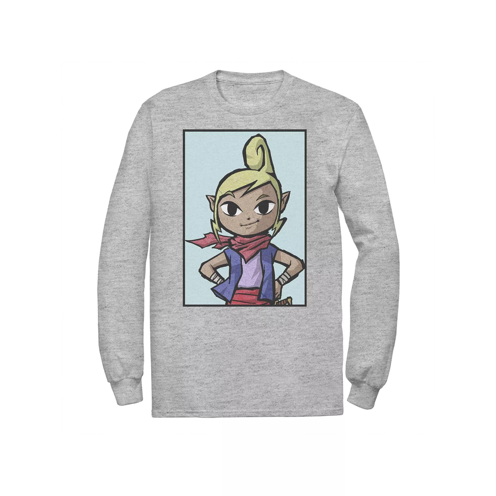 Big & Tall The Legend Of Zelda Wind Waker Tetra Long Sleeve, Men's,  Product Image