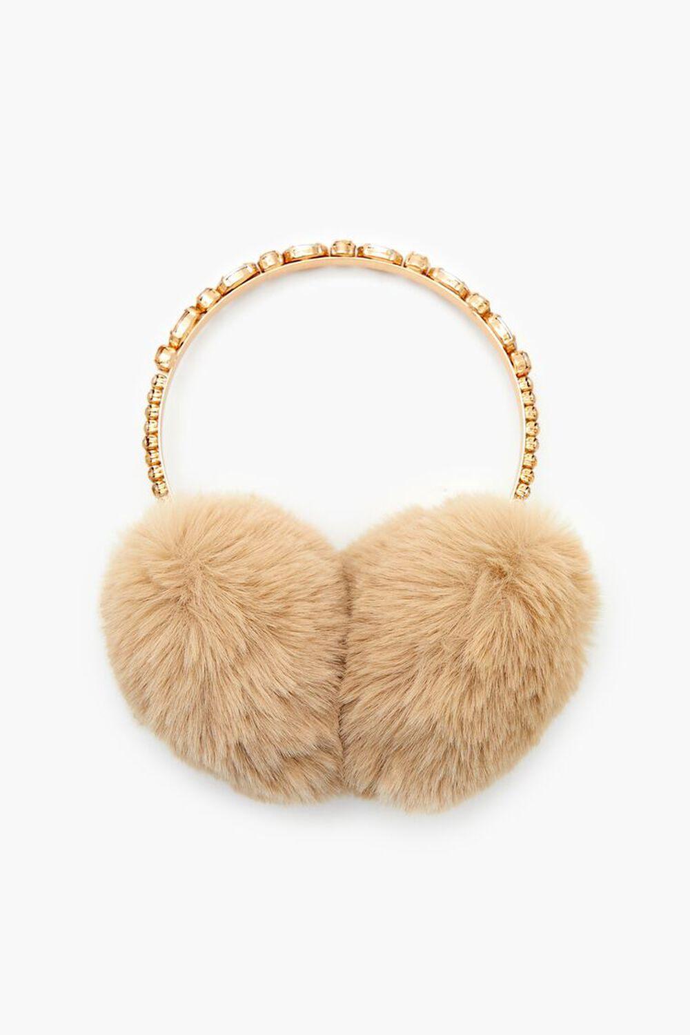 Faux Fur & Gem Earmuffs | Forever 21 Product Image