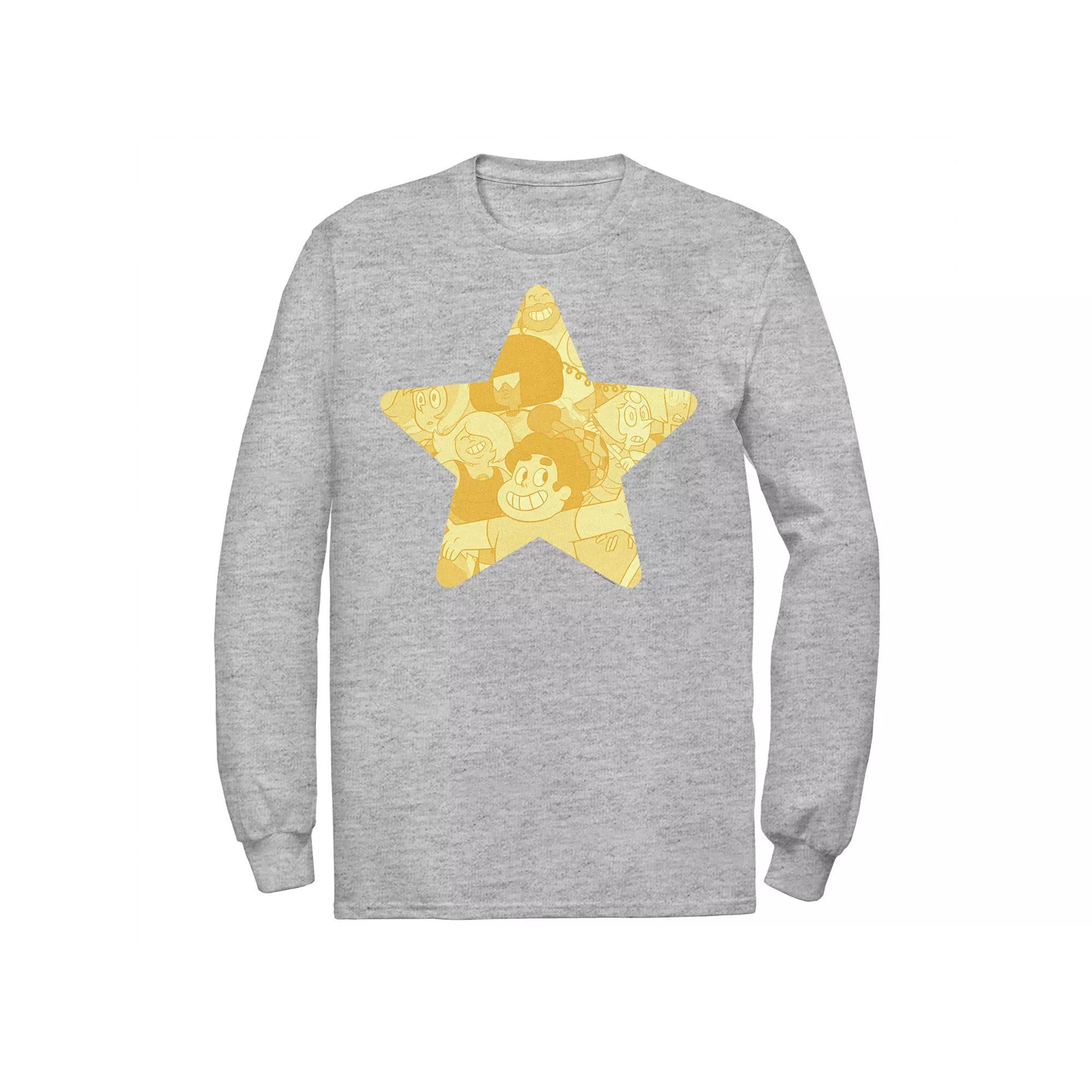 Men's Cartoon Network Stevens Universe Gold Star Long Sleeve Tee,  Product Image