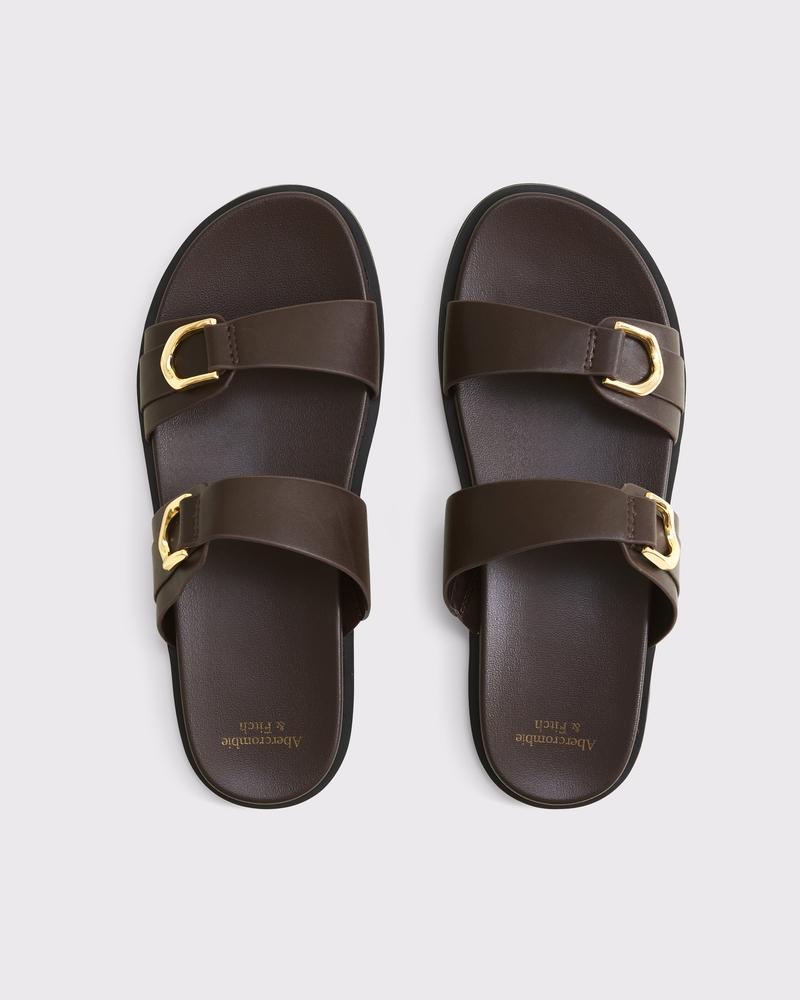 Double-Strap Hardware Sandals Product Image