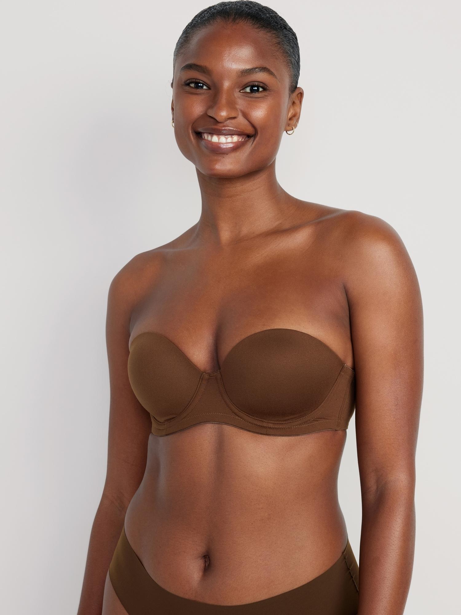 Low-Coverage Convertible Strapless Underwire Bra Product Image