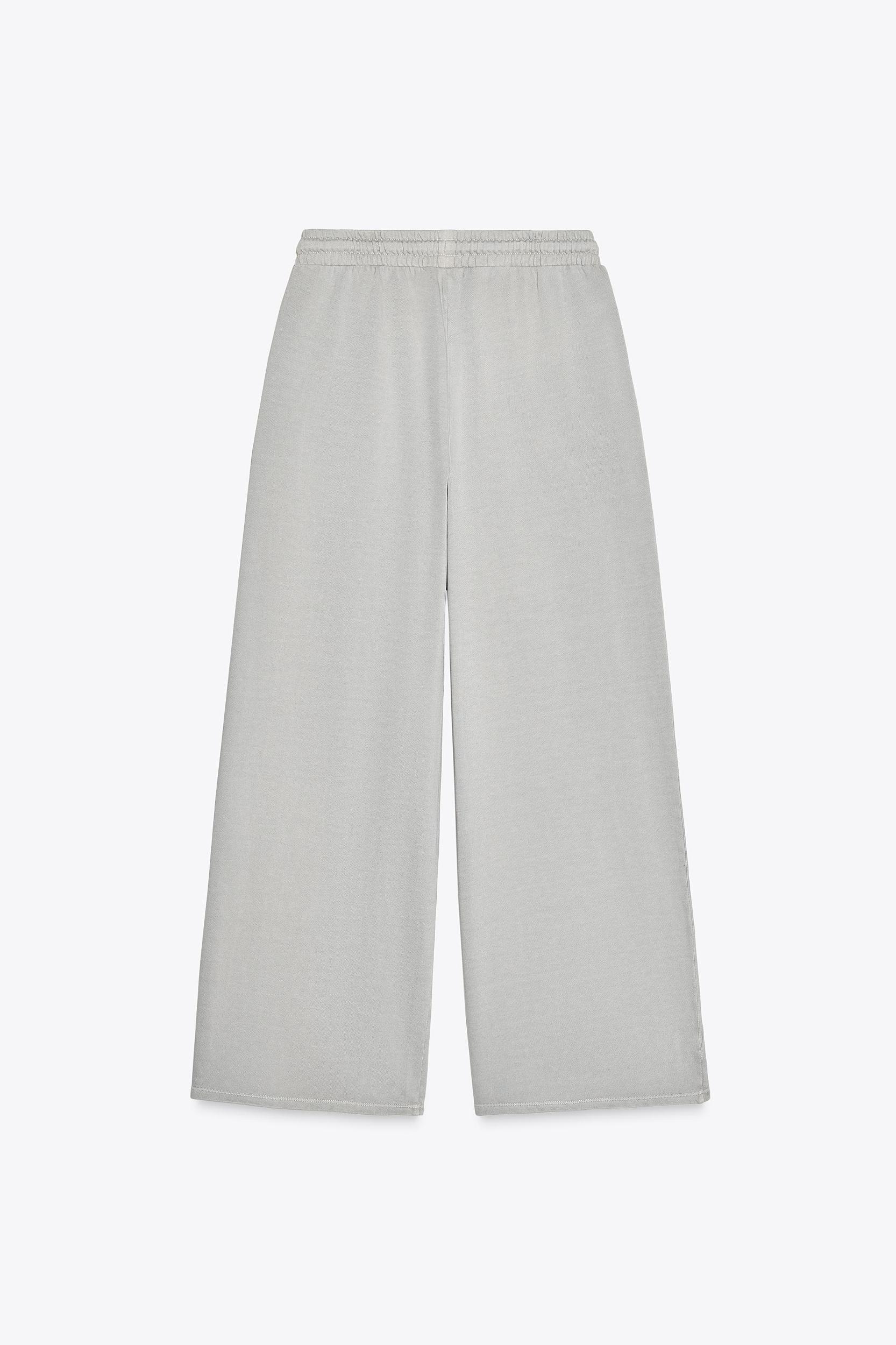 WASHED EFFECT PANTS Product Image