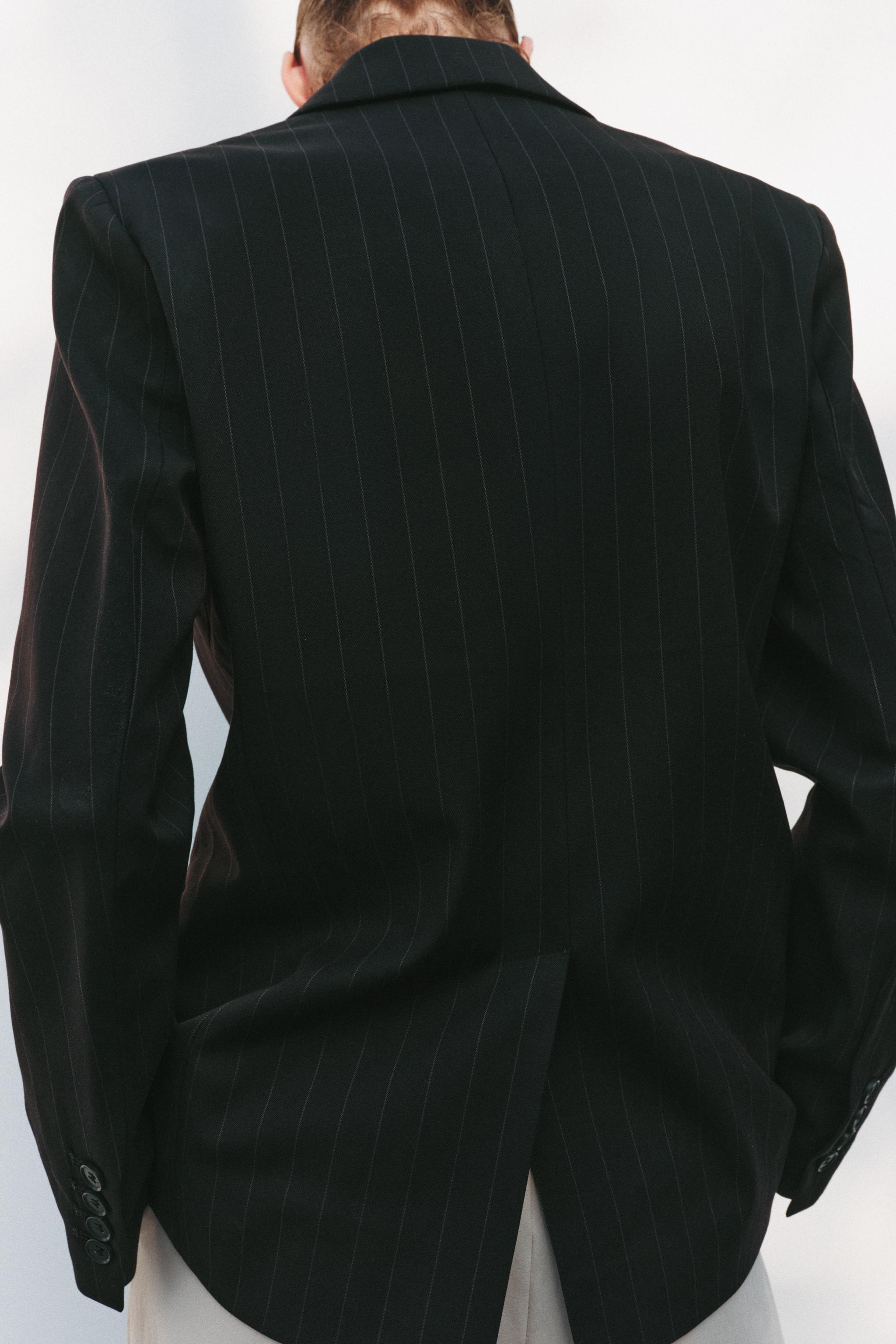 MINIMAL STRIPED BLAZER ZW COLLECTION Product Image