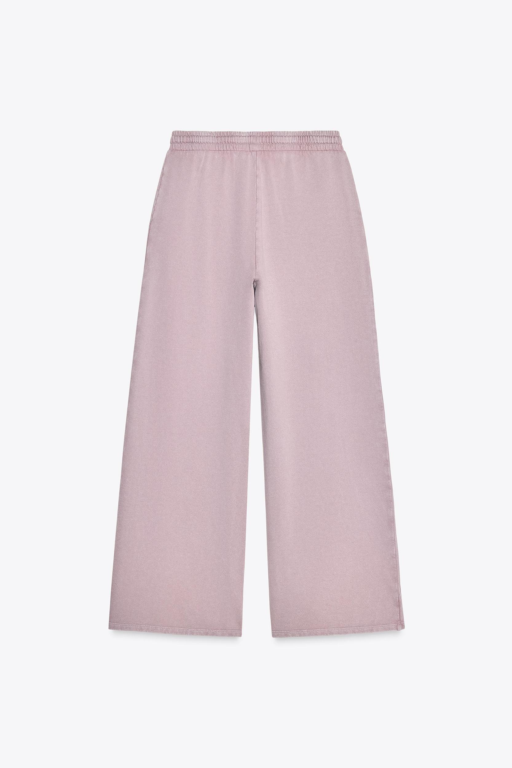 WASHED EFFECT PANTS Product Image