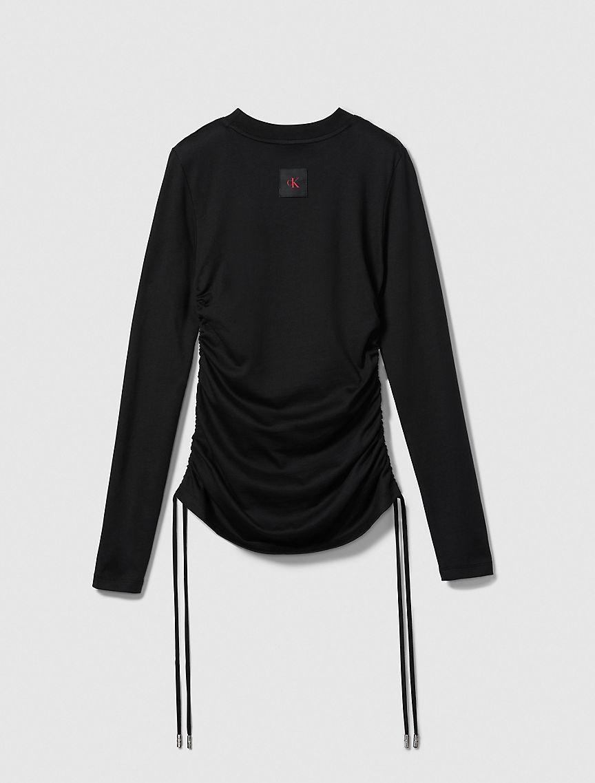 Ruched Slim T-Shirt Product Image