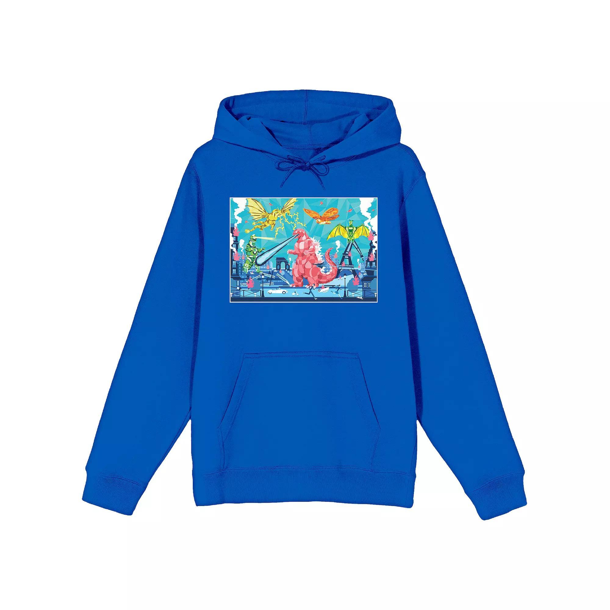 Men's Godzilla Classic Pop Art Graphic Hoodie,  Product Image