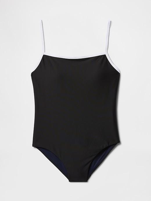 Square-Neck One-Piece Swimsuit Product Image