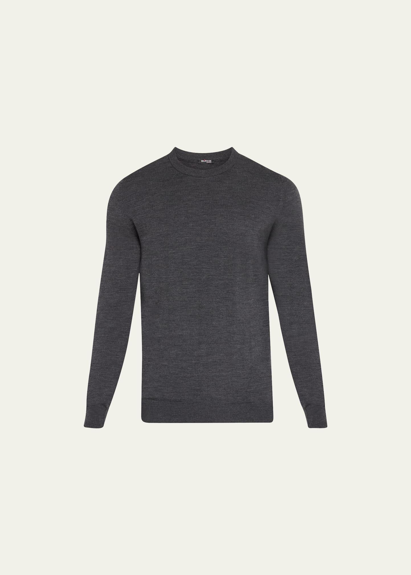 Mens Wool Crewneck Sweater Product Image