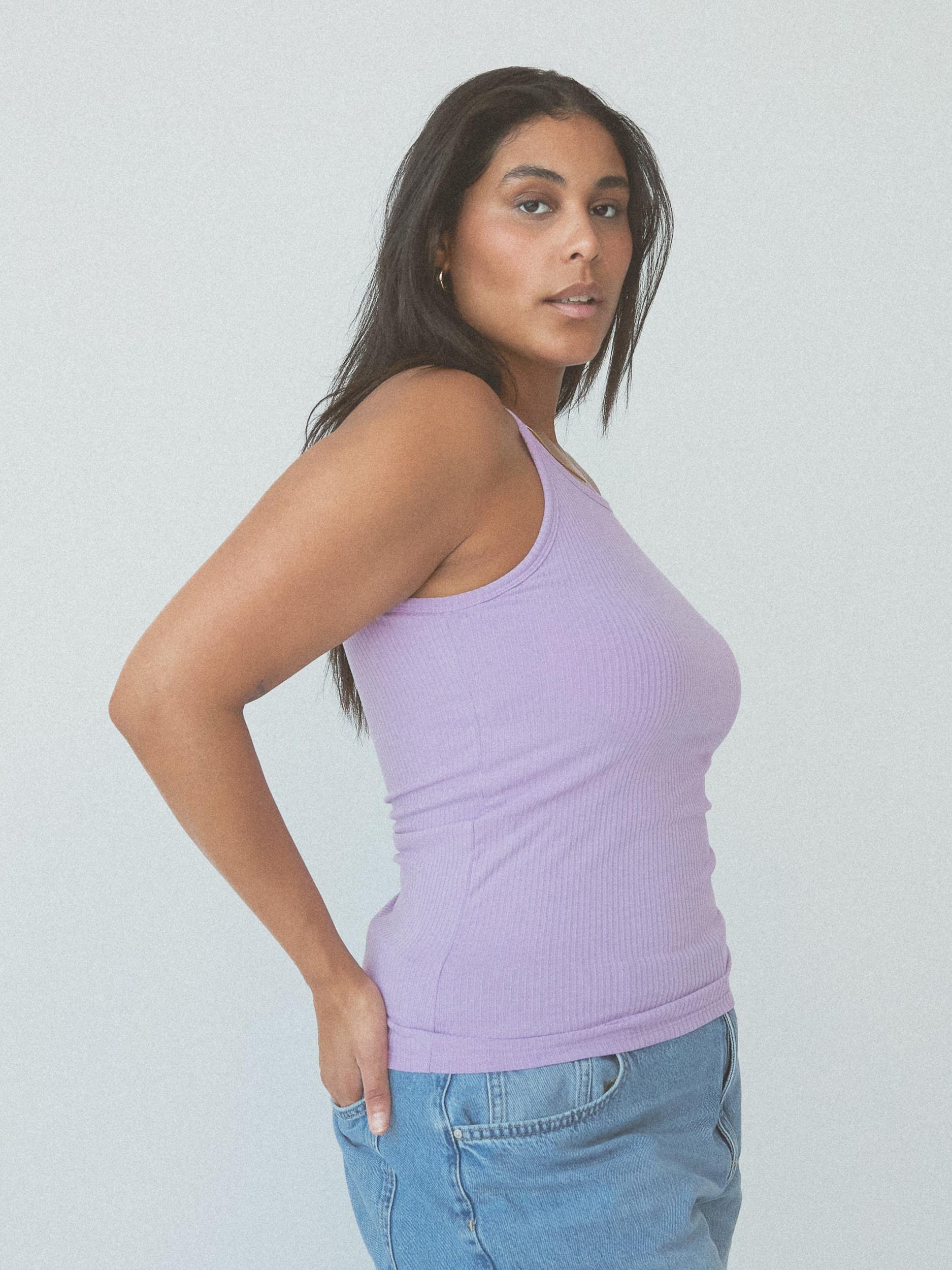 Ribbed High Neck Brami Product Image