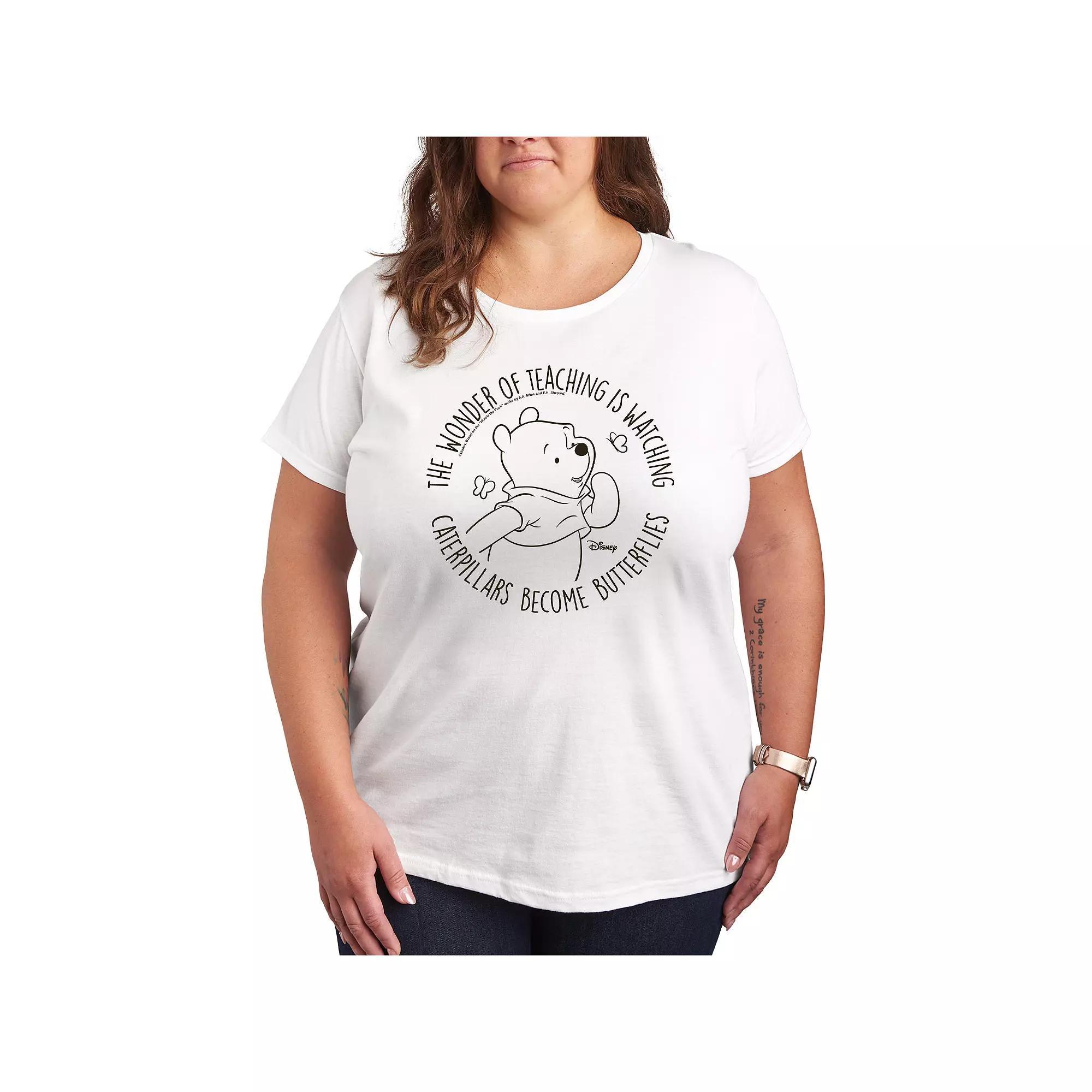 Disney's Winnie The Pooh Teaching Graphic Tee, Women's,  Product Image