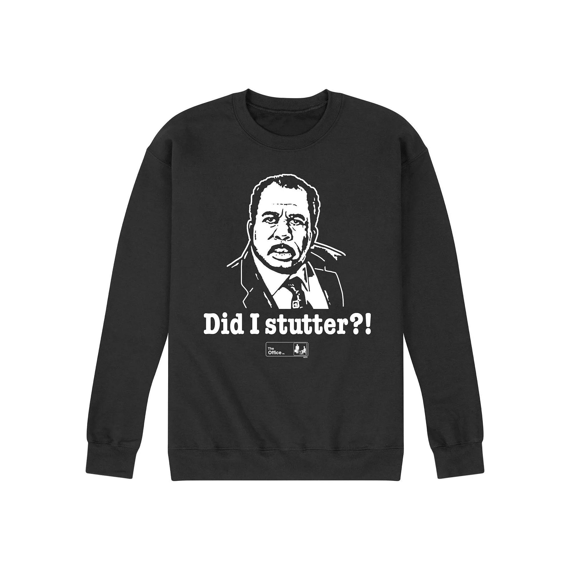 Men's The Office Did I Stutter Sweatshirt,  Product Image