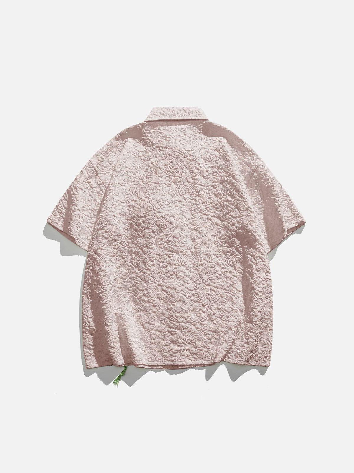 Aelfric Eden Textured Floral Short Sleeve Shirt Product Image