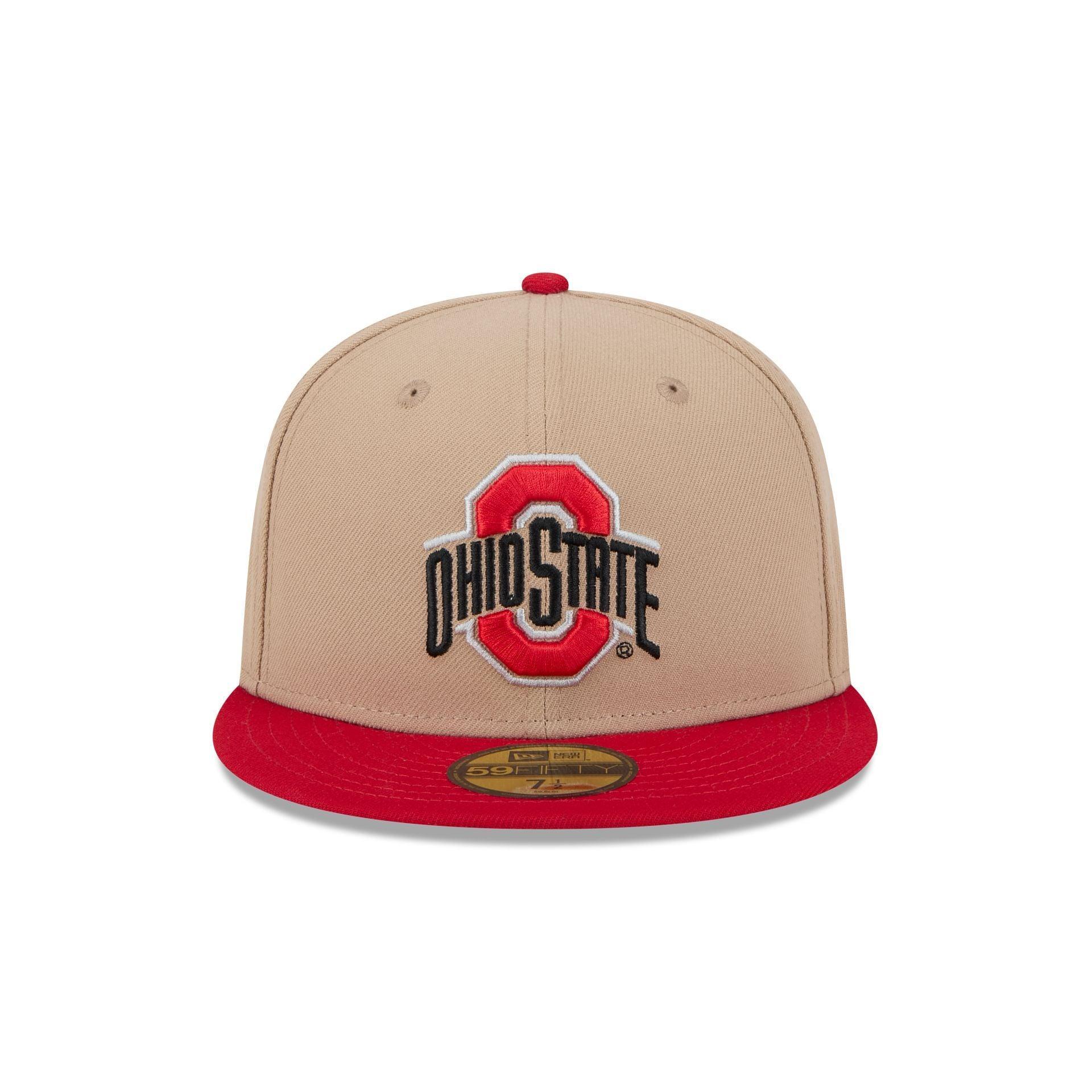 Ohio State Buckeyes Camel 59FIFTY Fitted Hat Male Product Image