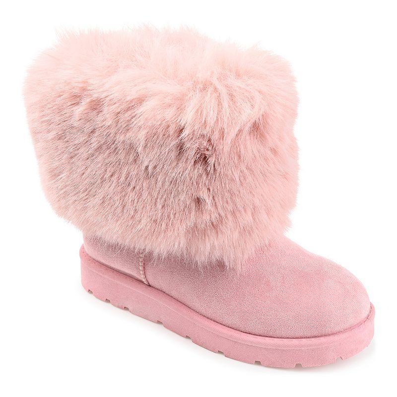 Journee Collection Shanay Tru Comfort Foam Womens Faux-Fur Winter Boots Product Image