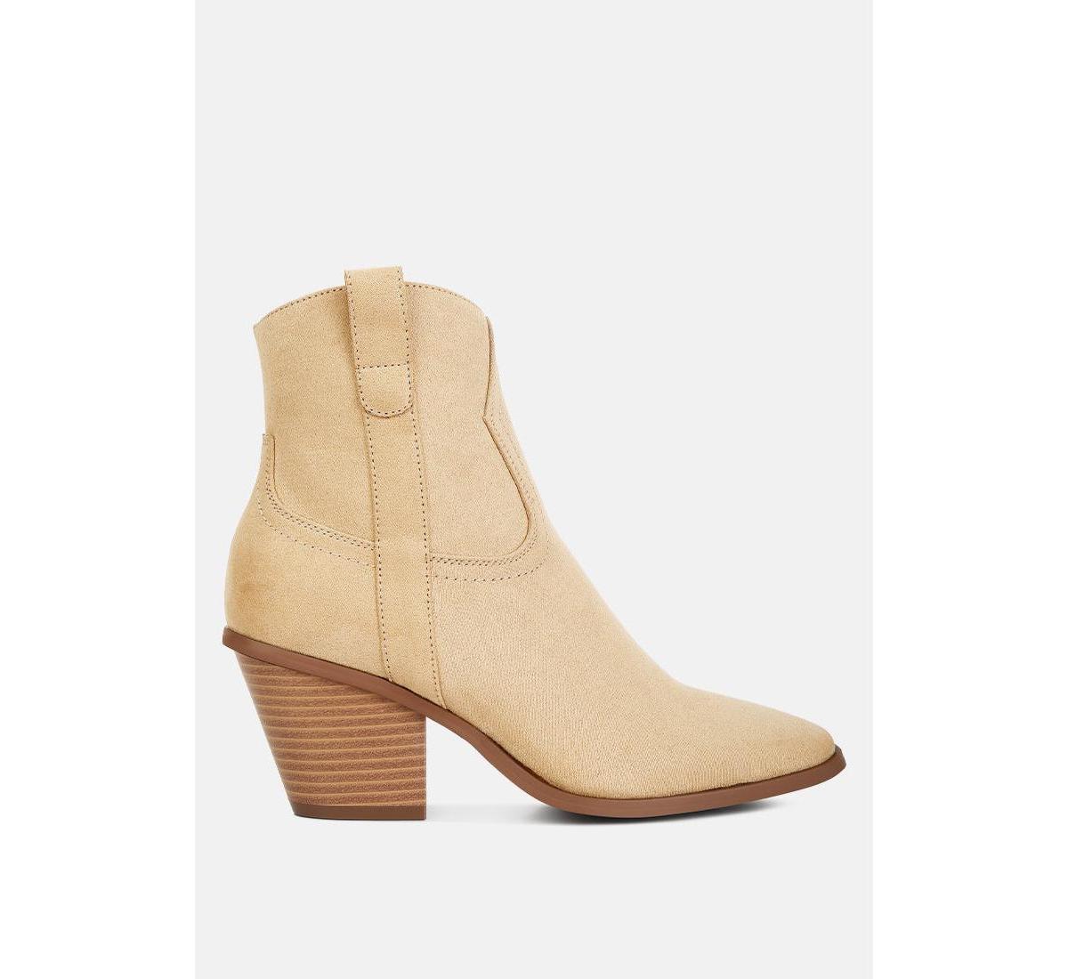 London Rag Elettra Womens Cowboy Ankle Boots Product Image