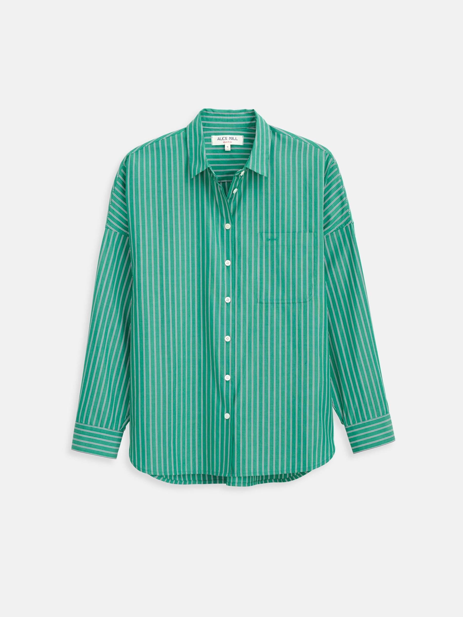 Jo Striped Shirt In Cotton Poplin Product Image