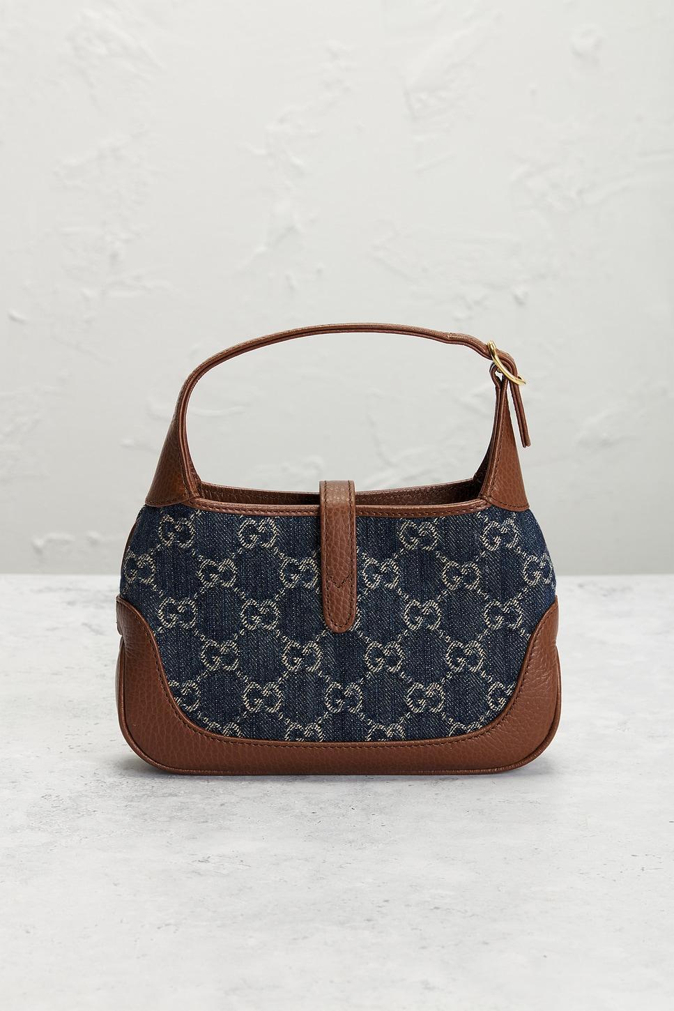 Gucci Denim Jackie 1961 Hobo Bag FWRD Renew Product Image