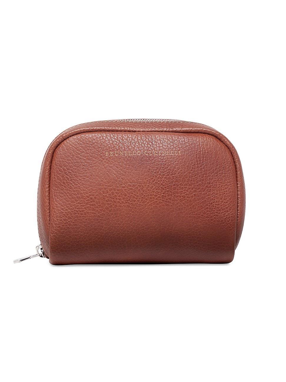 Mens Grained Calfskin Beauty Case Product Image