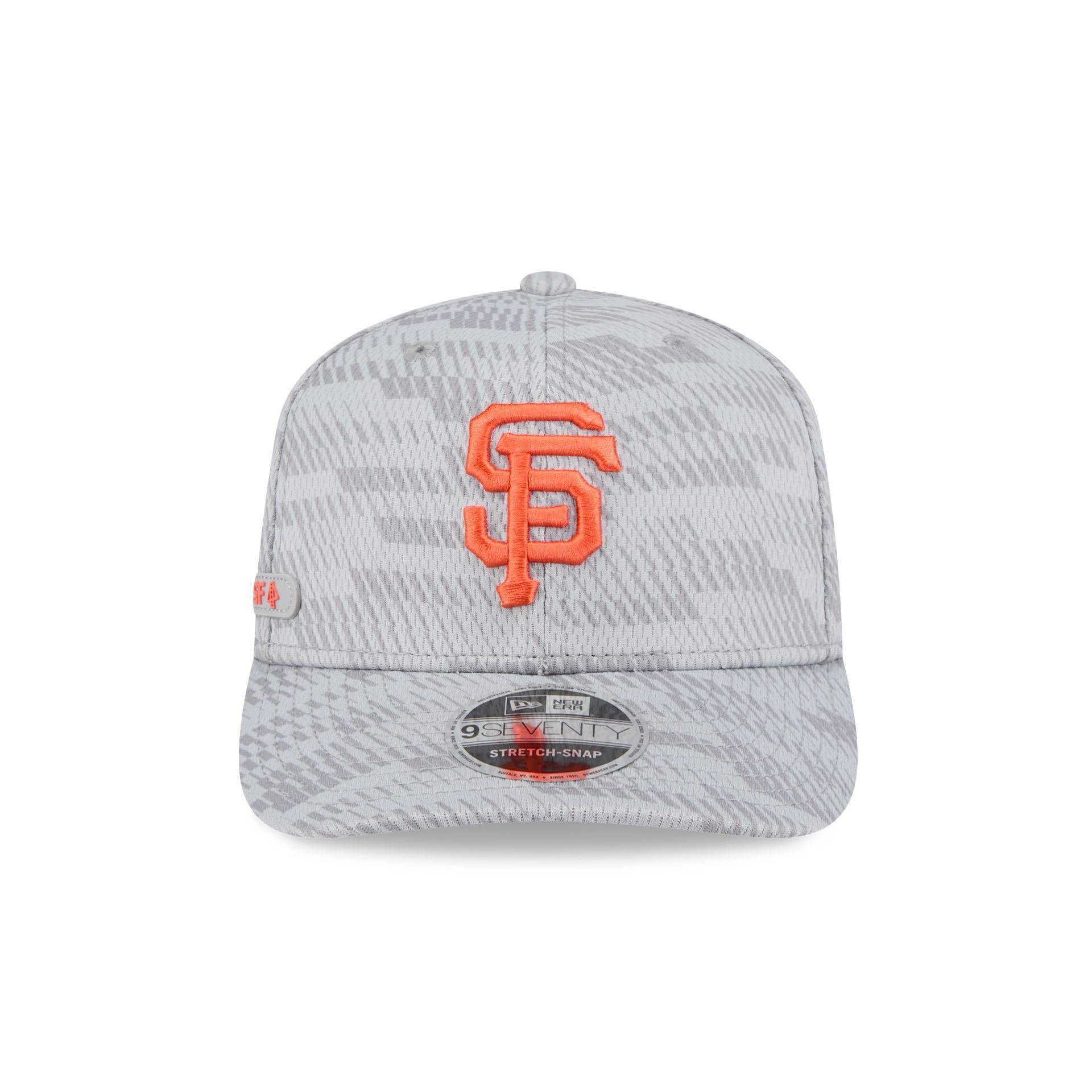 San Francisco Giants 2025 Clubhouse Gray 9SEVENTY Stretch-Snap Hat Male Product Image