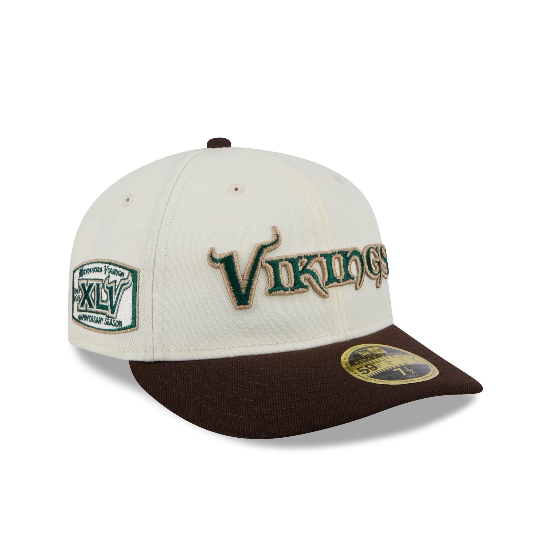 Minnesota Vikings Forest Visor Retro Crown 59FIFTY Fitted Hat Male Product Image