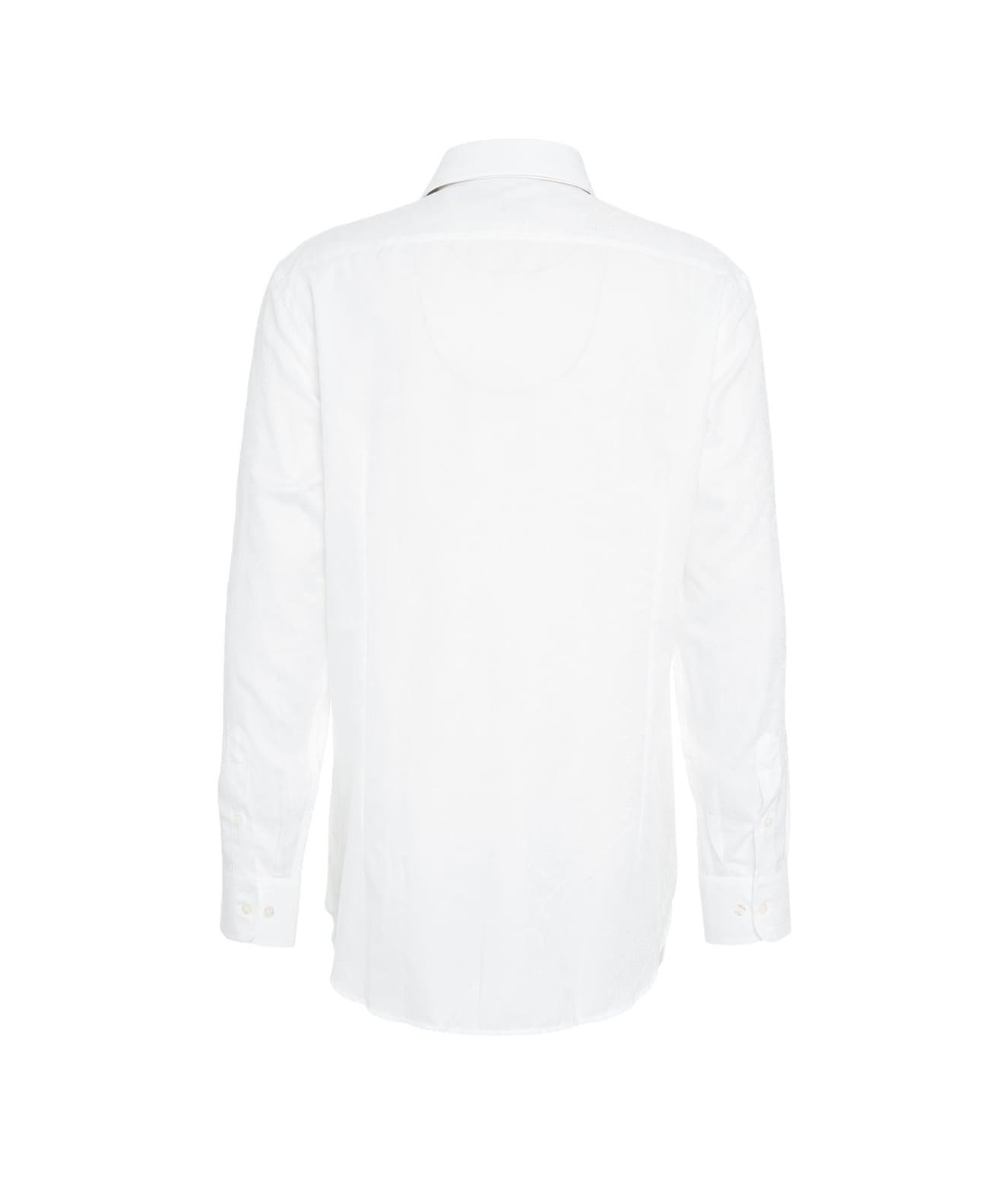 Cotton shirt with paisley pattern Product Image