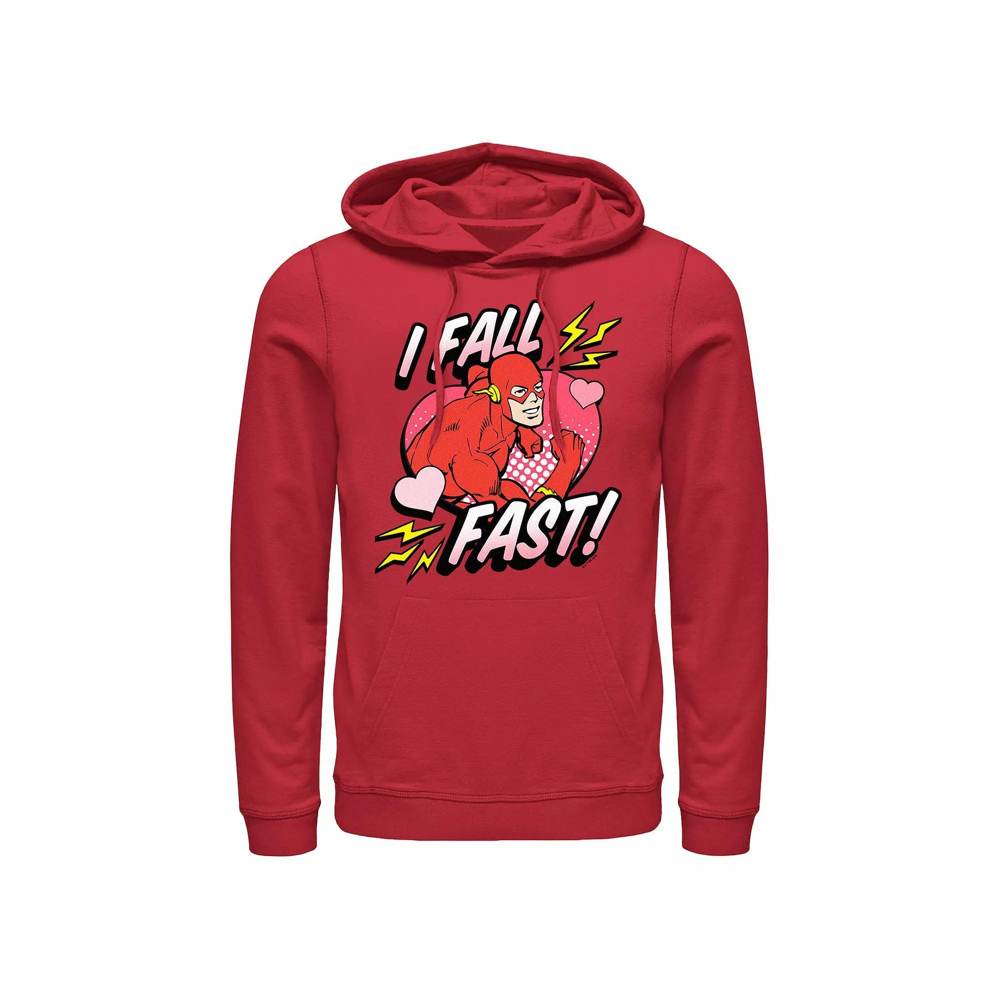 Men's Flash I Fall Fast Graphic Hoodie, Size: XXL, Red Product Image