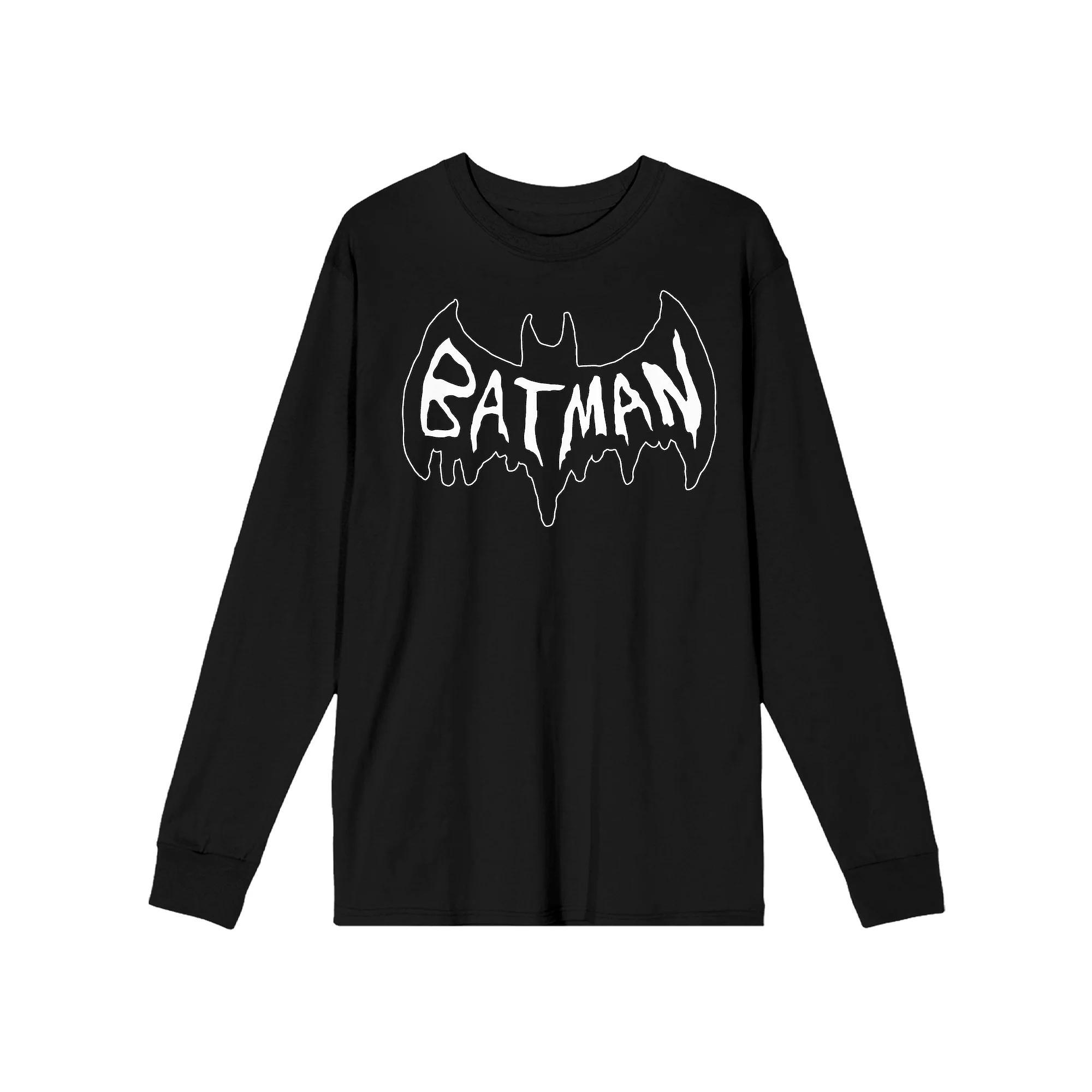 Men's Batman Hand Drawn Logo Tee,  Product Image