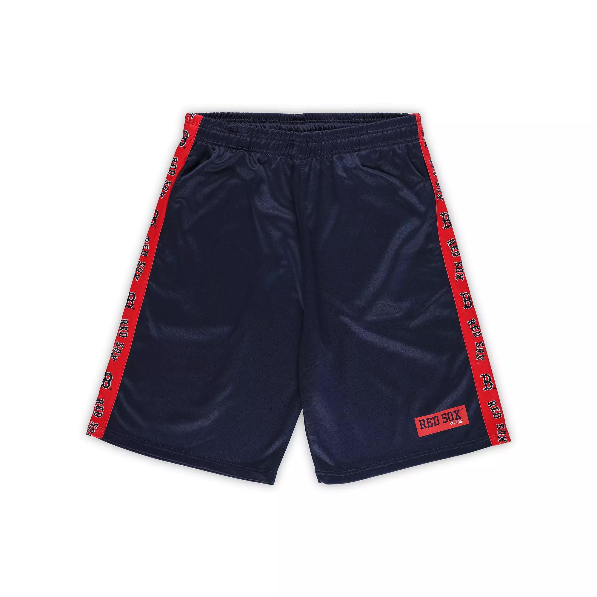 Men's Profile Navy Boston Red Sox Big & Tall Fleece Shorts,  Product Image