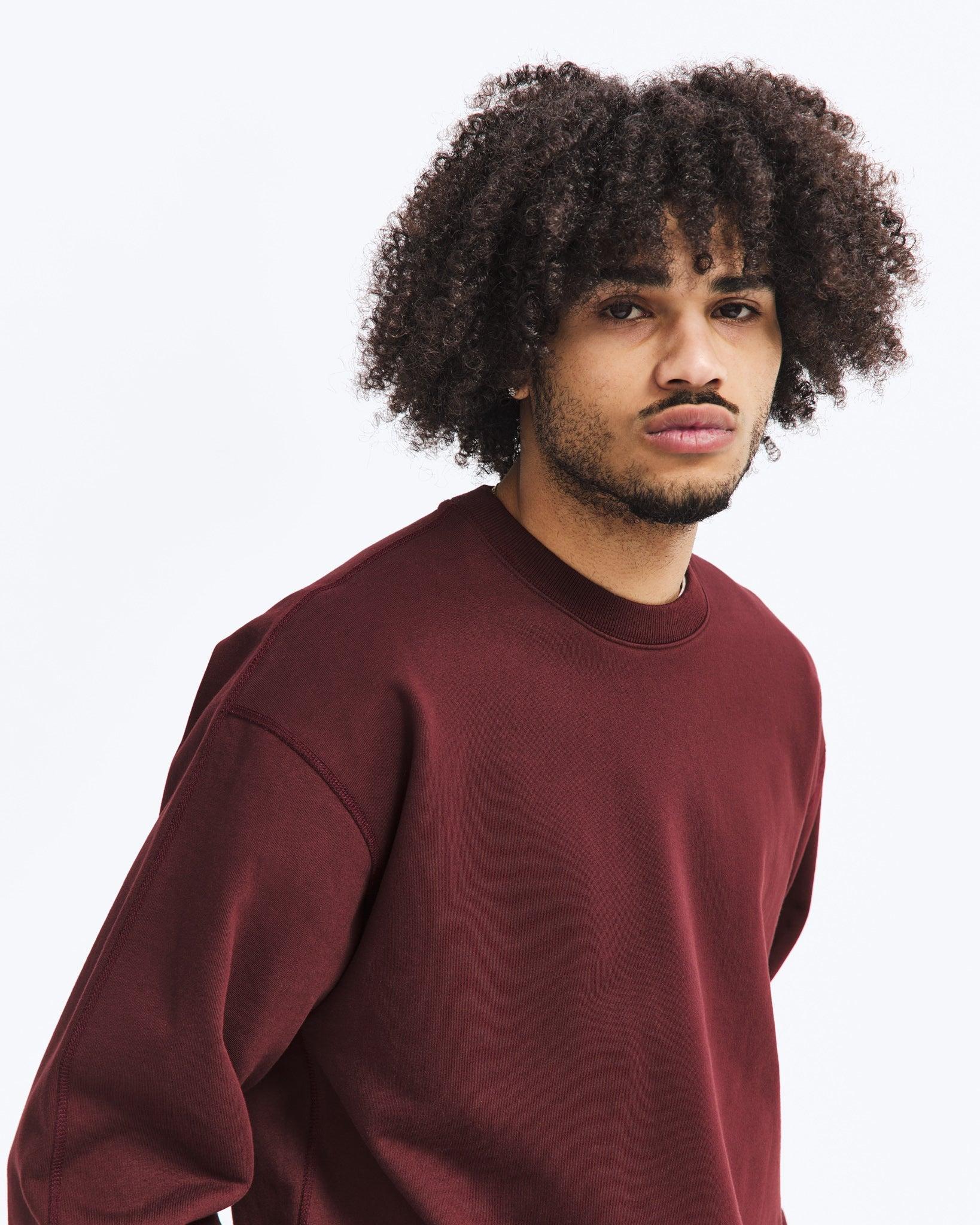 Midweight Terry Relaxed Crewneck - Vault Male Product Image