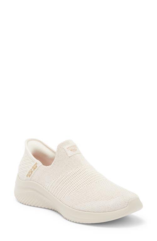 SKECHERS Martha Stewart Ultra Flex 3.0 - Neptune Hands Free Slip-Ins (Natural) Women's Shoes Product Image