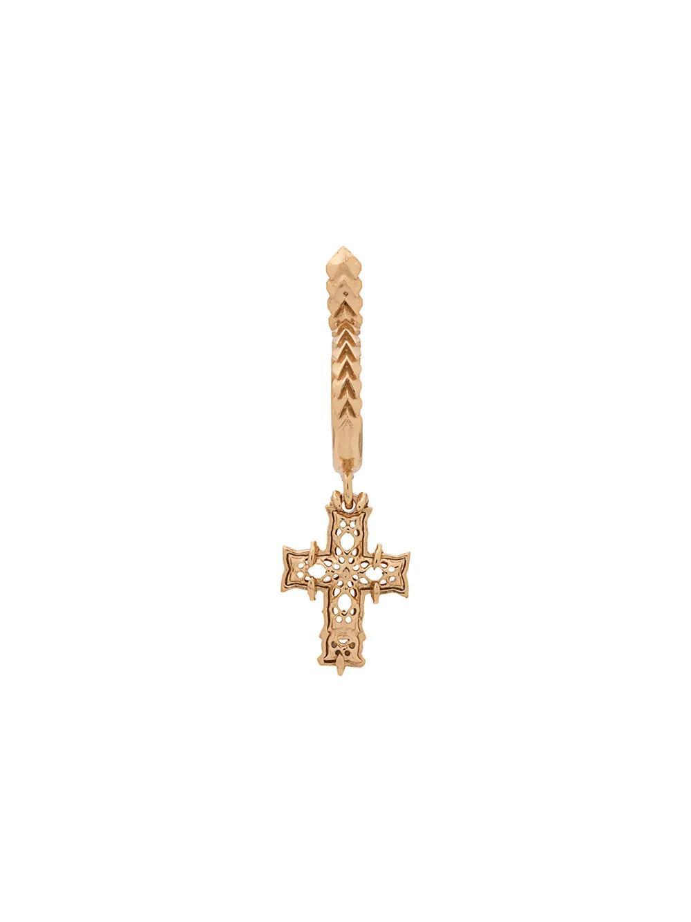 EMANUELE BICOCCHI Cross Pendant Earring In Gold Product Image