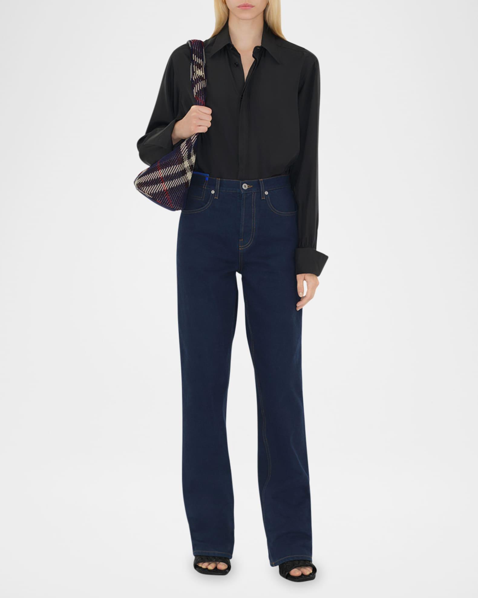 Small Check Knit Shoulder Bag Product Image