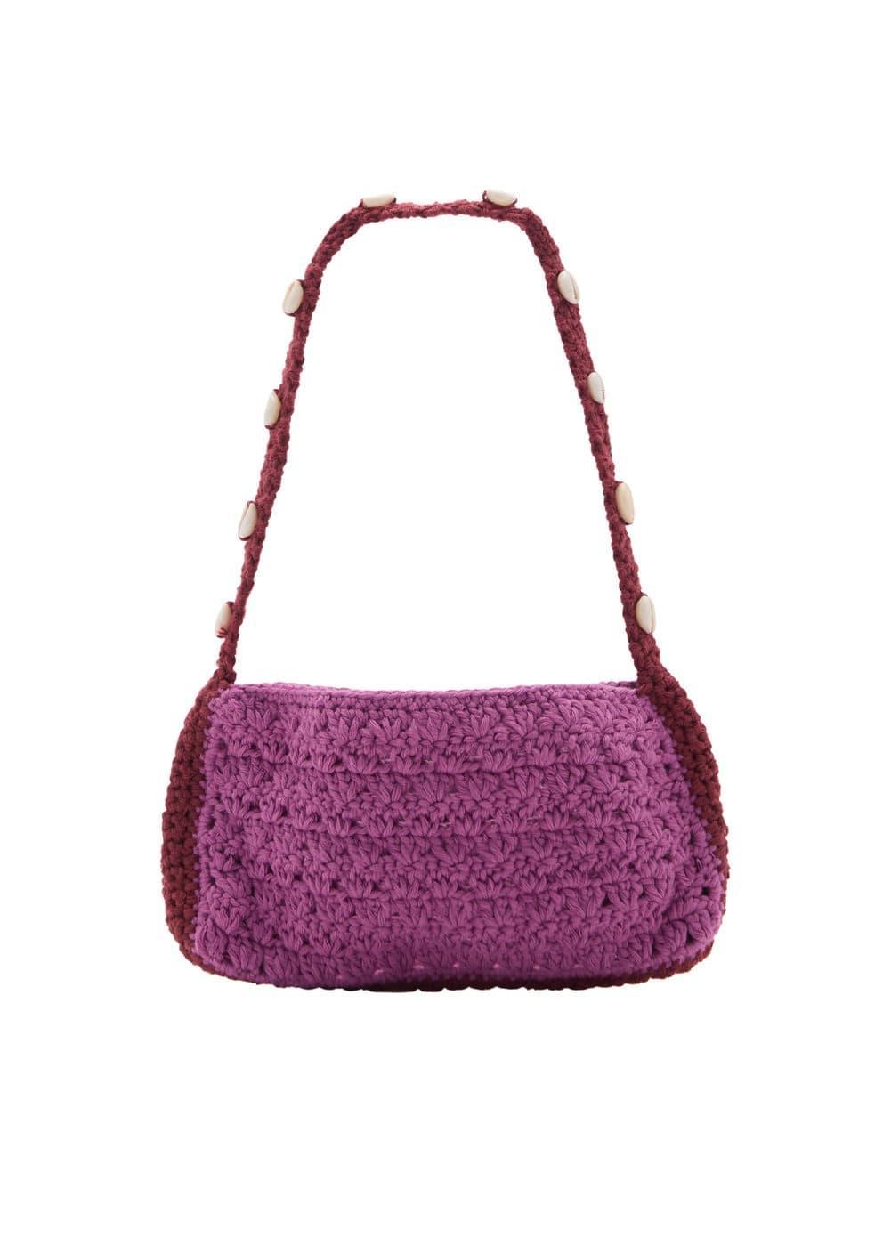 Crochet handbag - Women | MANGO USA Product Image