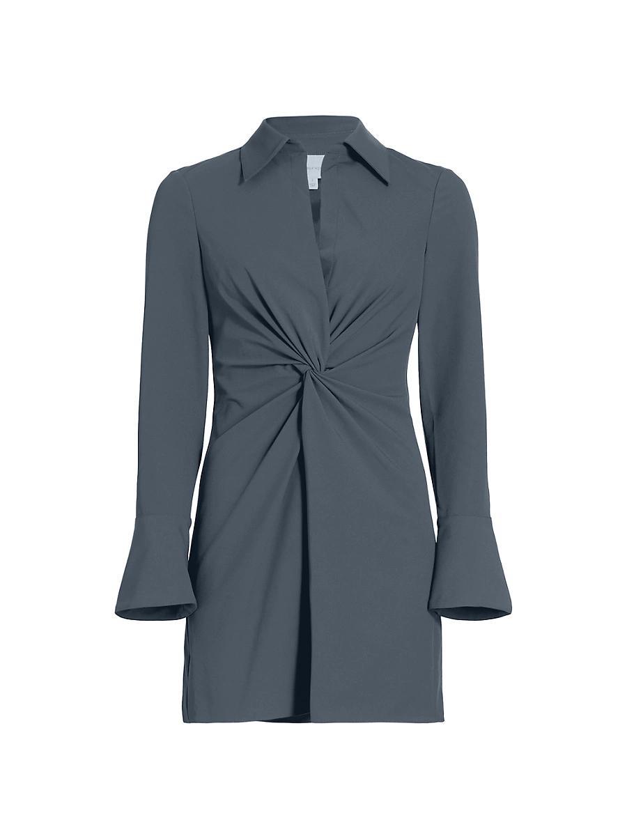 Womens McKenna Knot-Front Shirtdress Product Image