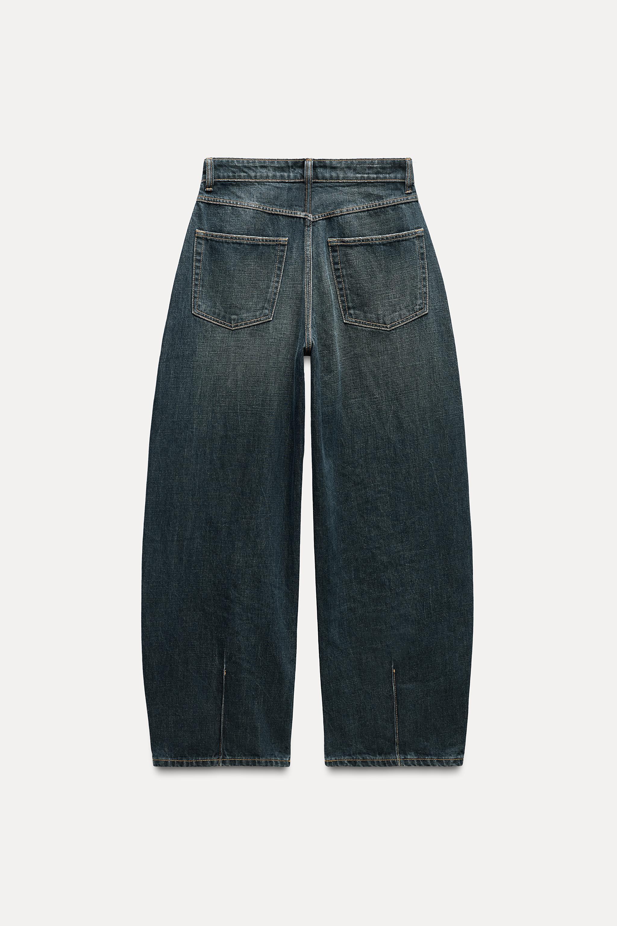 MID WAIST TRF BALLOON JEANS Product Image