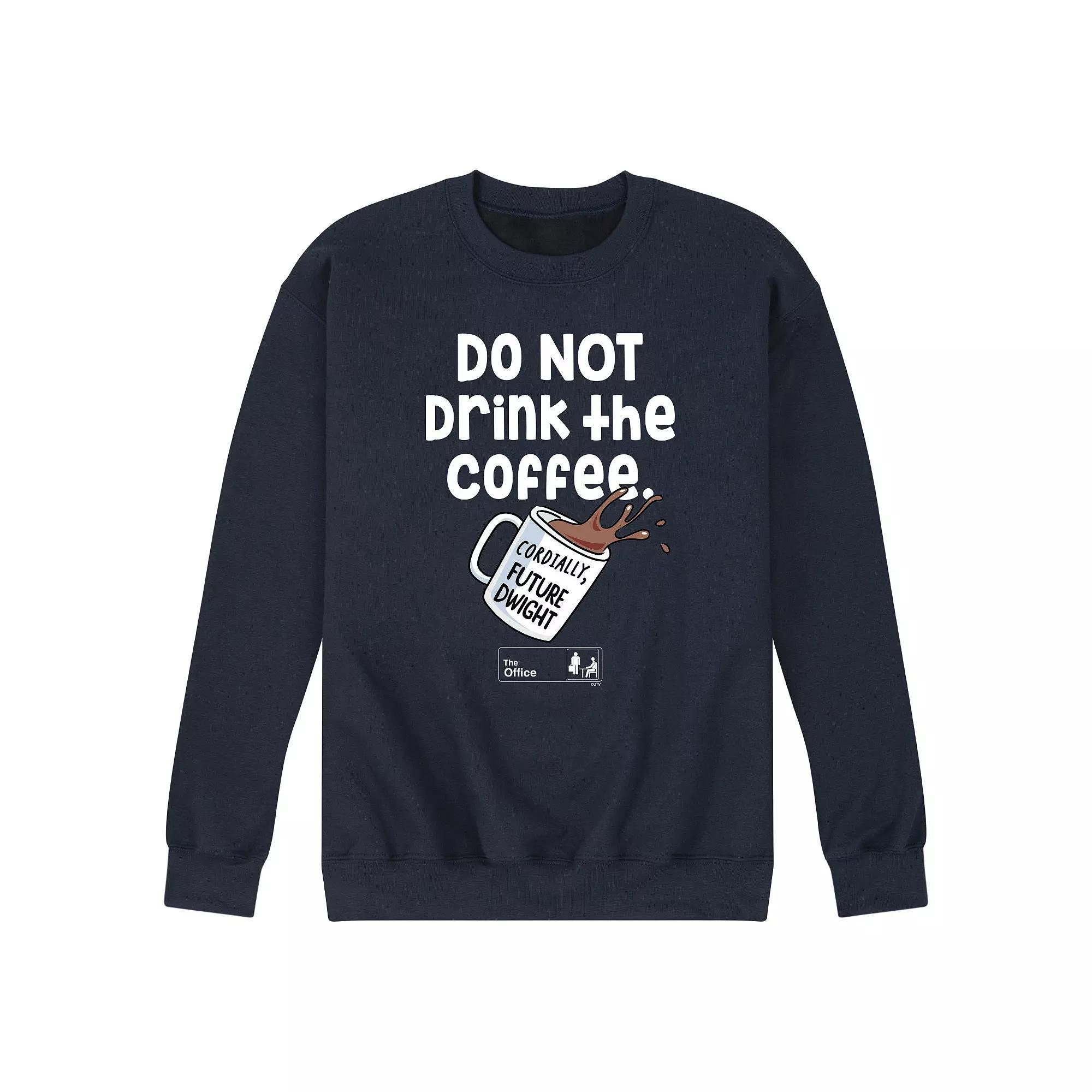 Men's The Office Do Not Drink Coffee Sweatshirt,  Product Image