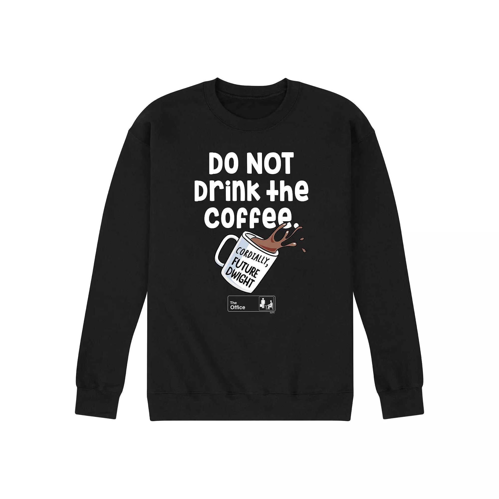 Men's The Office Do Not Drink Coffee Sweatshirt,  Product Image